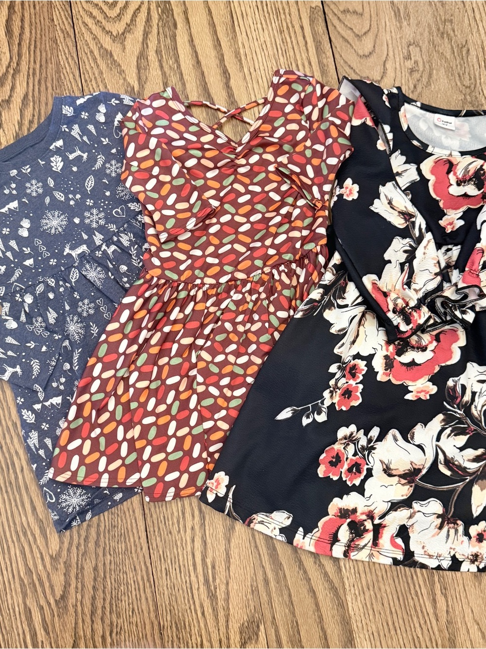 Lot of 3 Fall/Winter Toddler Girls Long Sleeve Dresses Sz 2T